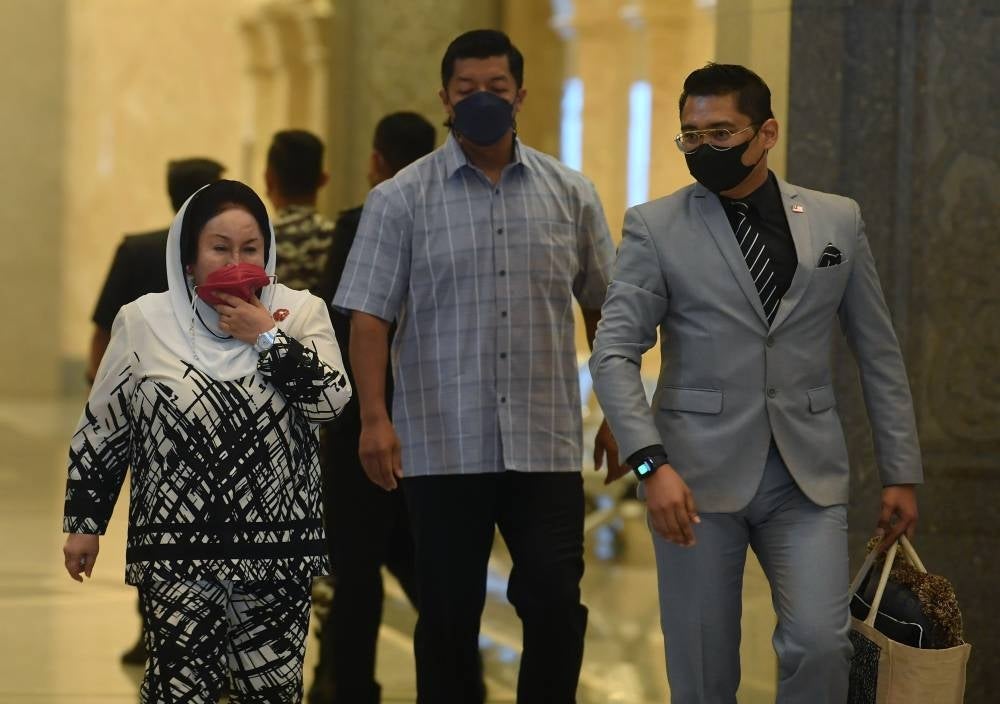 Datin Seri Rosmah Mansor at the Palace of Justice, Putrajaya, for her appeal to nullify her corruption trial over the solar hybrid project and to remove Datuk Seri Gopal Sri Ram as the lead prosecutor in the case. - BERNAMA