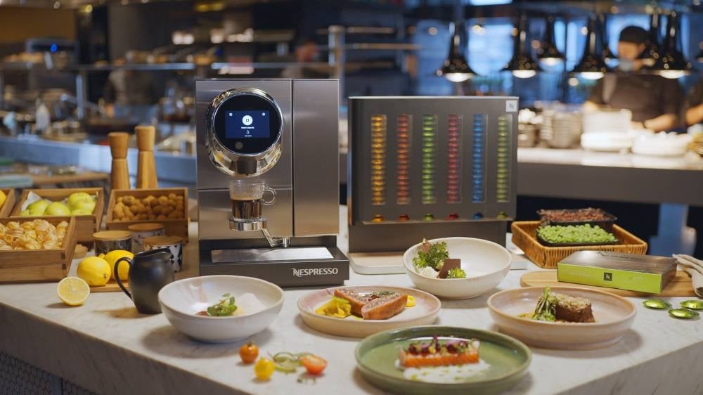 Nespresso Momento Coffee is designed to deliver touchless, authentic, sustainable and high-quality coffee experiences that bring people together.