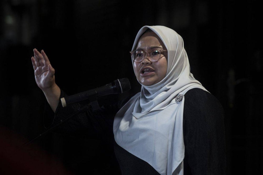 Puteri Wangsa assemblyman Amira Aisya Abd Aziz - Photo: BERNAMA