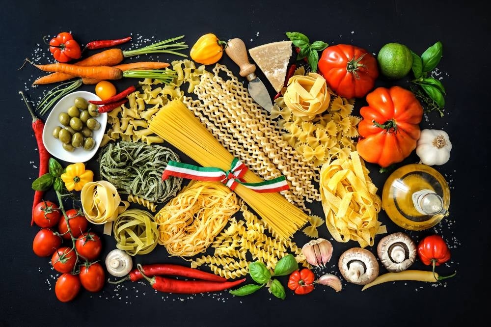 Italian cuisine. Source: 123rf