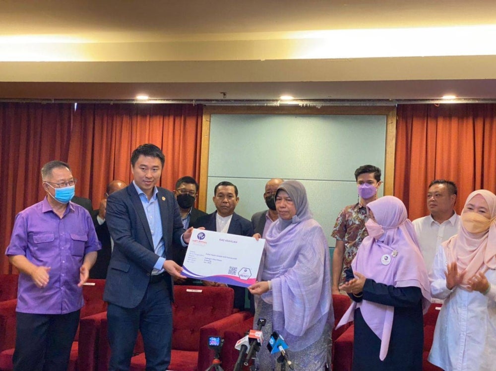 Zuraida's membership and position were officially announced in PBM's special press conference today. Photo: Sinar Harian