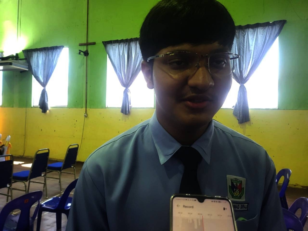 Muhammad Siraj Nor Aslam Mano. Photo: SINAR HARIAN