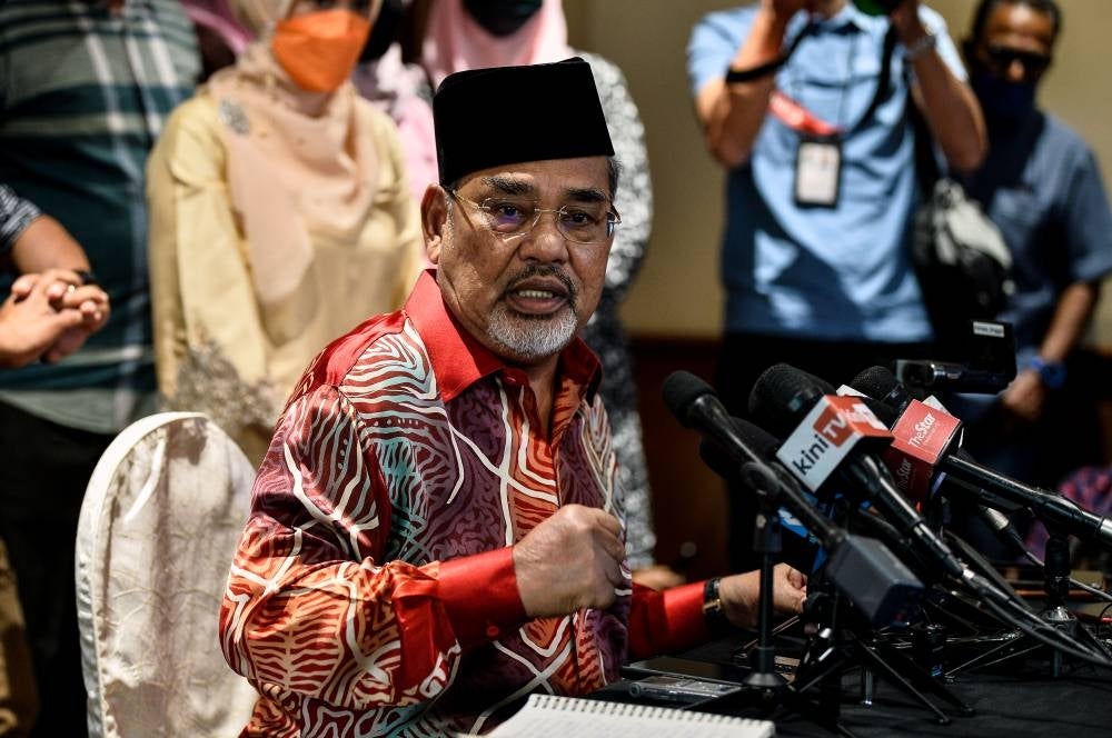 Earlier, Tajuddin made several revelations including claims that MPs were forced by Zahid to support Anwar as the Prime Minister. Photo: BERNAMA FILE PIX