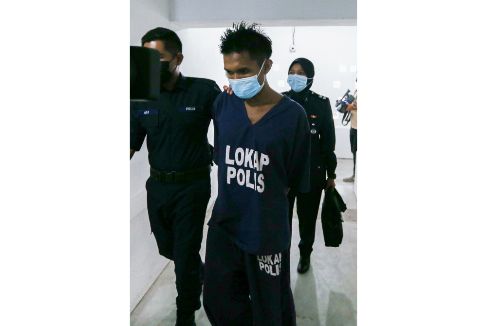 Shahrizuan was sentenced to three years' jail by the Sessions Court today for causing a child with special needs to overdose on methamphetamine and morphine. Photo: BERNAMA