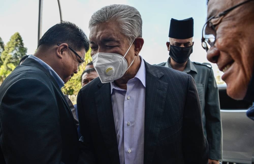 Zahid will be cross-examined by the prosecution tomorrow. Photo: BERNAMA