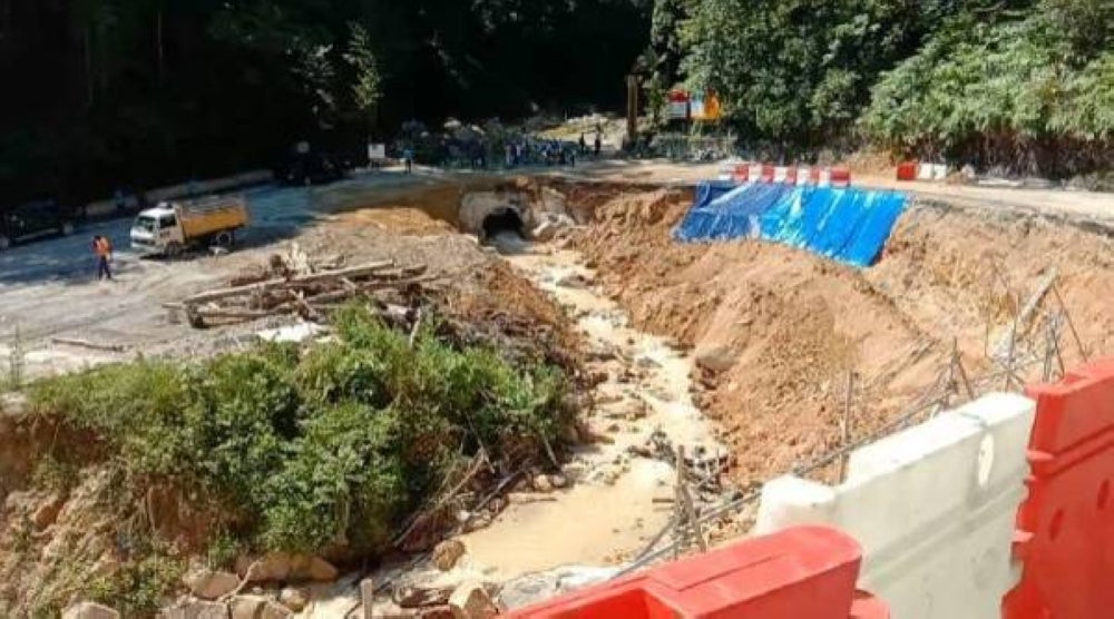 The condition at Rimba Eco Park and tourists centre in Jelebu after flashfloods last December
