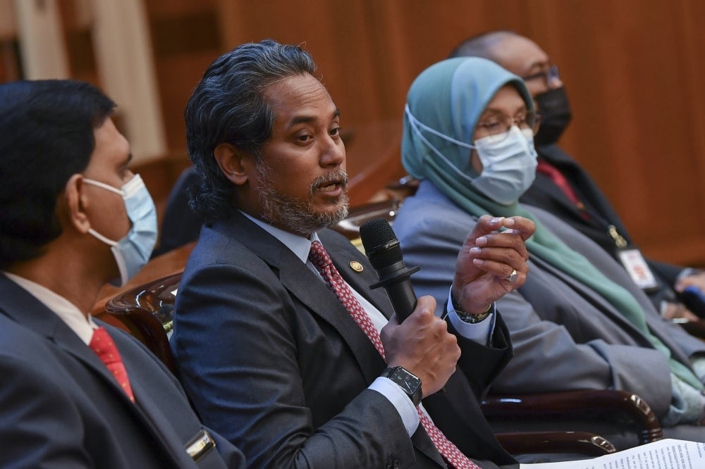 Health Minister Khairy Jamaluddin says bathing and shrouding would be done by a trained mortuary operator at the hospital with the use of PPE as well as avoiding aerosol-generating procedure (AGP) activities.