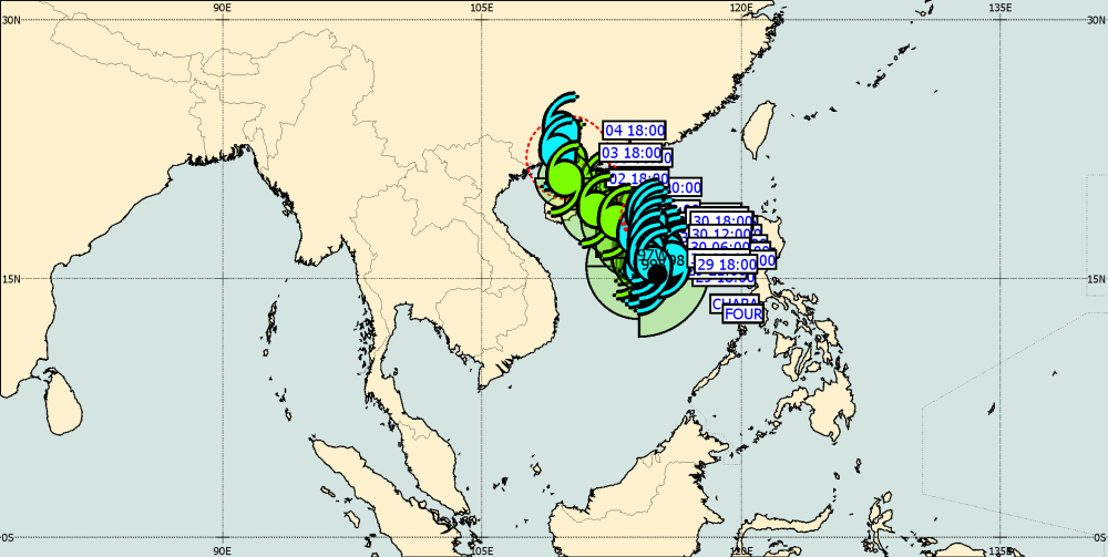 Photo: National Weather and Geophysics Operation Centre, Malaysian Meteorological Department