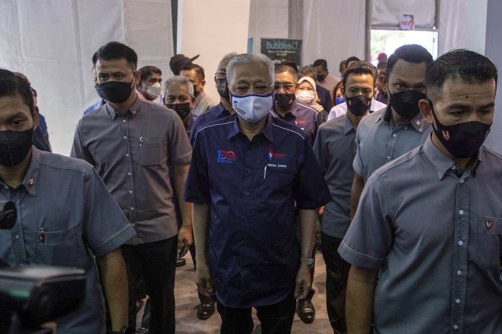 Prime Minister Datuk Seri Ismail Sabri Yaakob at the opening of the 2022 National Cooperative Month celebration, today. - BERNAMA