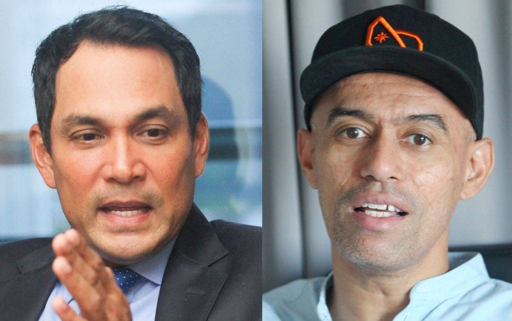 Hans (left) and Altimet. Photo source: The Star 