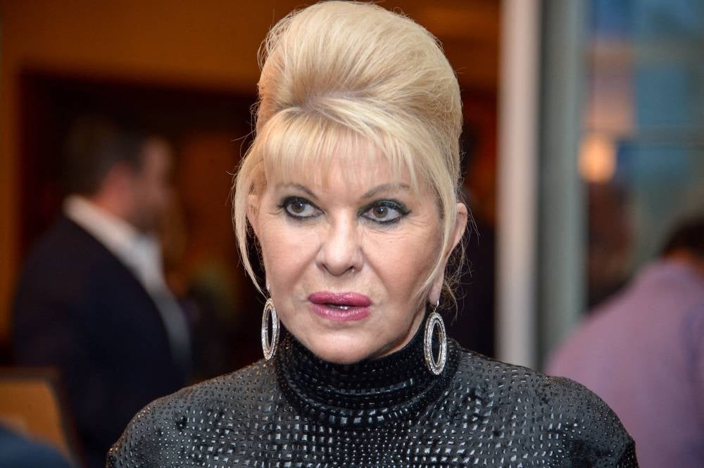 Ivana Trump attends the 9th Annual Eric Trump Foundation Golf Invitational Auction & Dinner at Trump National Golf Club Westchester on Sept 21, 2015 in Briarcliff Manor, New York. (Photo by Grant Lamos/AFP)