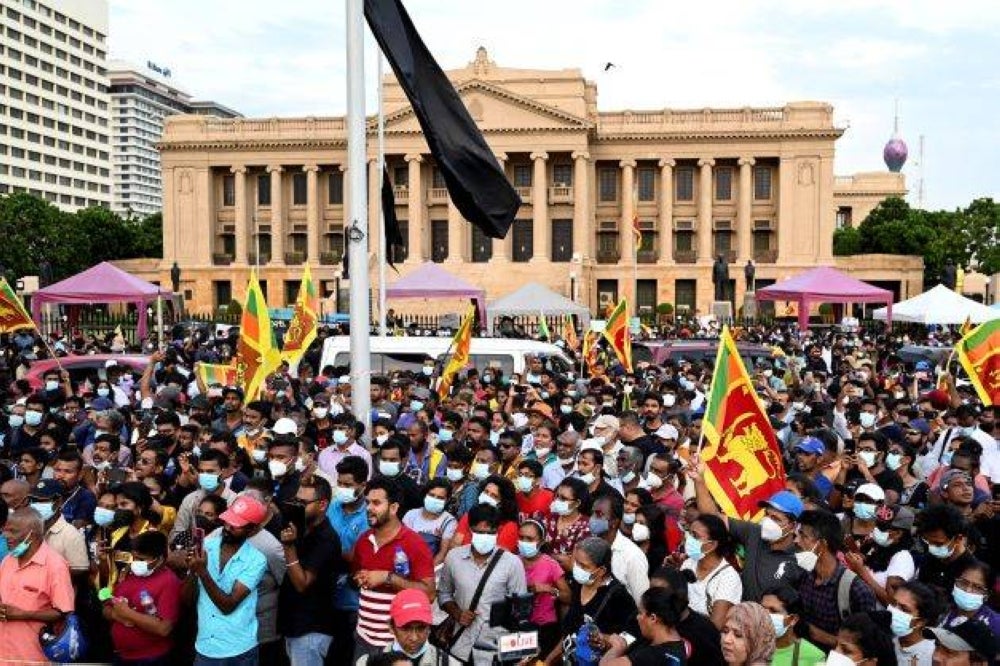 Gotabaya Rajapaksa's mismanagement is blamed for Sri Lanka's financial turmoil, which has forced its 22 million people to endure shortages of food, fuel and medicines since late last year. - AFP pic