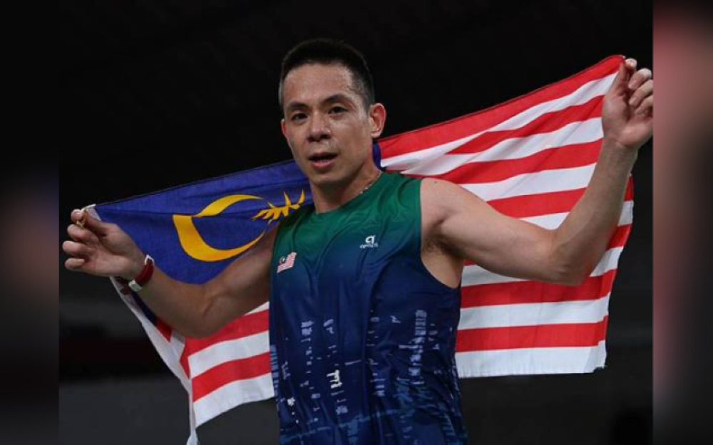 National para badminton men's singles ace, Cheah Liek Hou. 