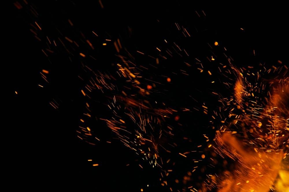 BMW car and the Nissan van was 90 per cent burnt in the crash, while the Perodua Myvi car was 60 burnt. - 123 RF Photo