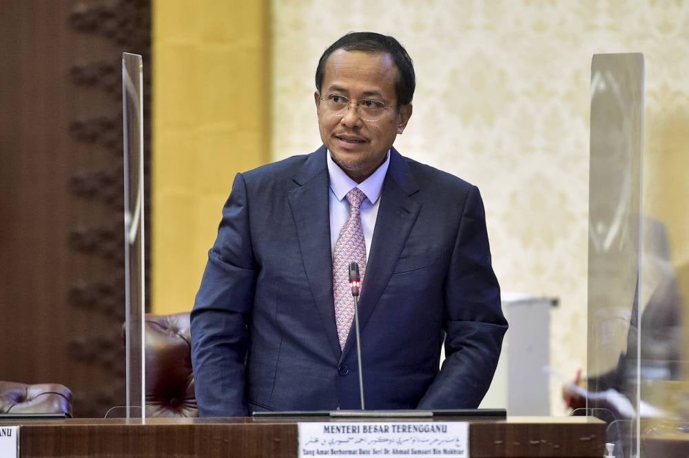 Menteri Besar Datuk Seri Dr Ahmad Samsuri Mokhtar. - Bernama Photo