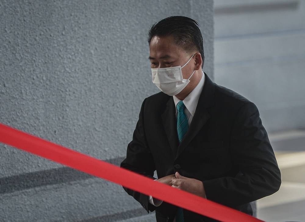 Former Sabah Infrastructure Development Minister Datuk Peter Anthony. - Bernama Photo