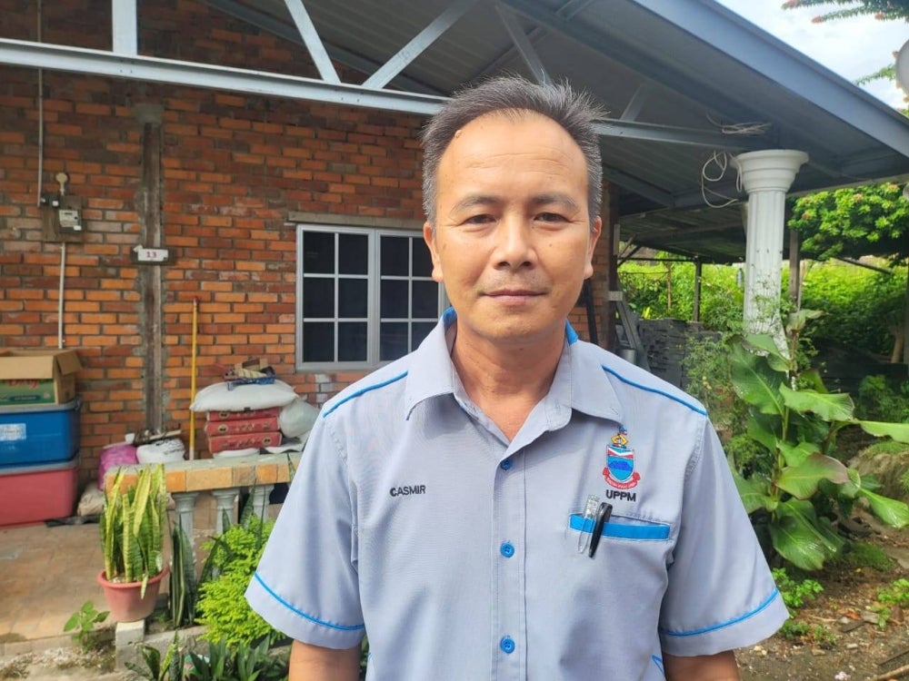 Casmir when met by reporters in Keningau.