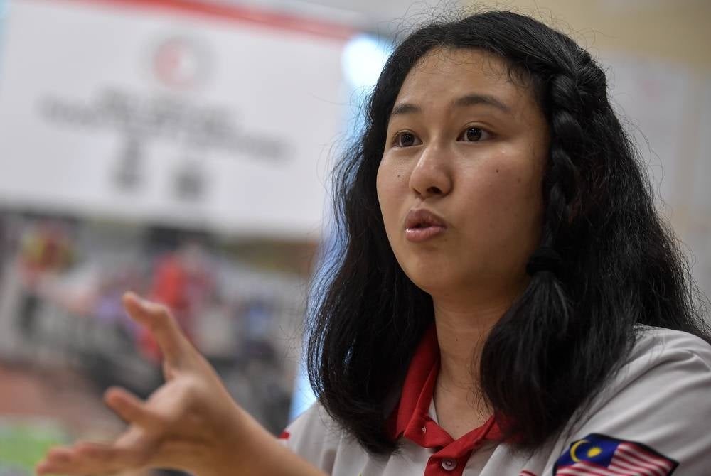 Malaysian Red Crescent Society’s (MRCS) National Youth Council chairperson Michelle Chew - BERNAMA Photo