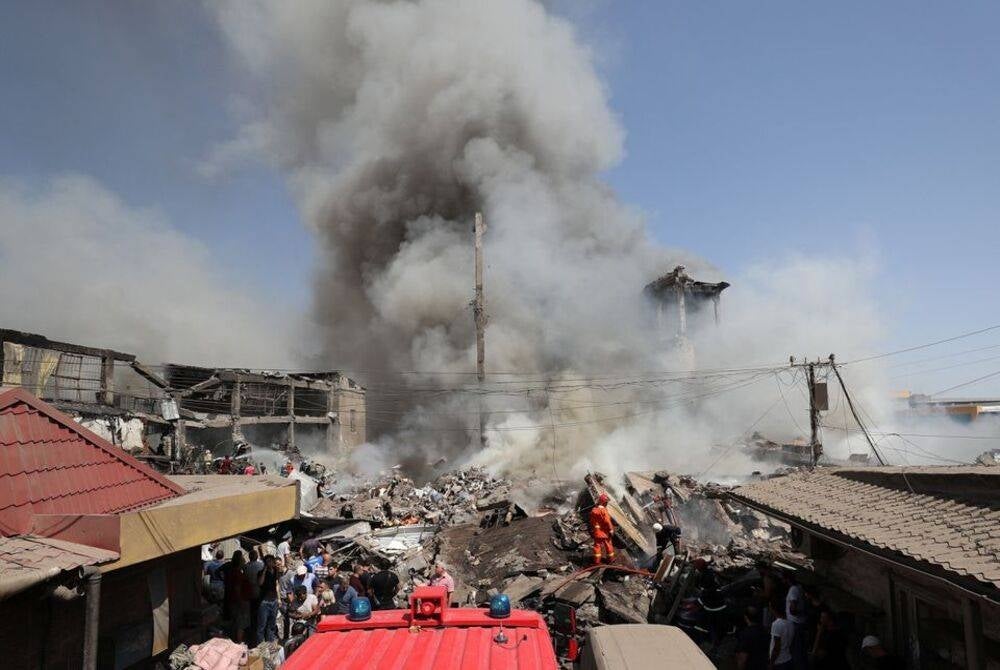 Death toll from Armenian fireworks warehouse explosion increases to 16 - Photo from REUTERS