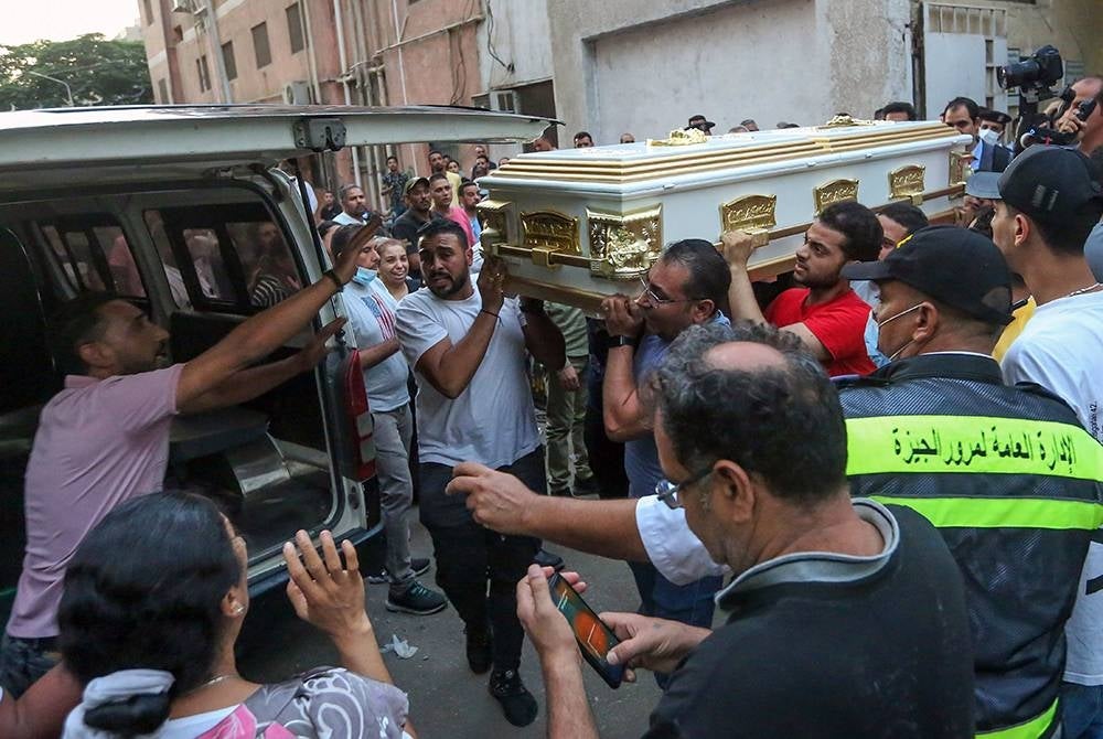 At least 41 people were killed and 14 other injured in the fire on Sunday. - AFP Photo