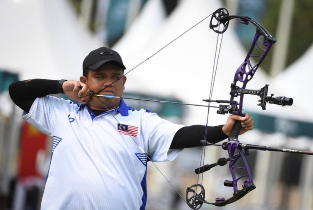 National men’s compound archer Mohd Juwaidi Mazuki - BERNAMA Photo