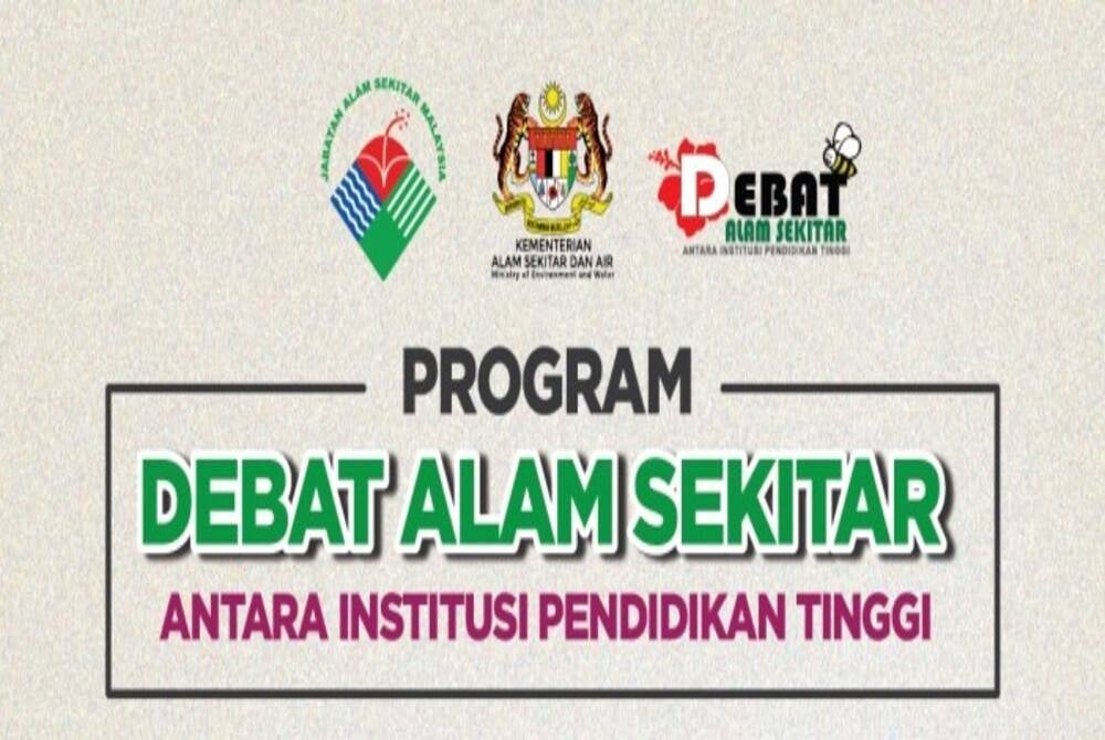 Department of Environment (DoE) organizes the 2022 Environmental Debate Competition among higher education institutions (IPTs) - Photo from DoE's official website