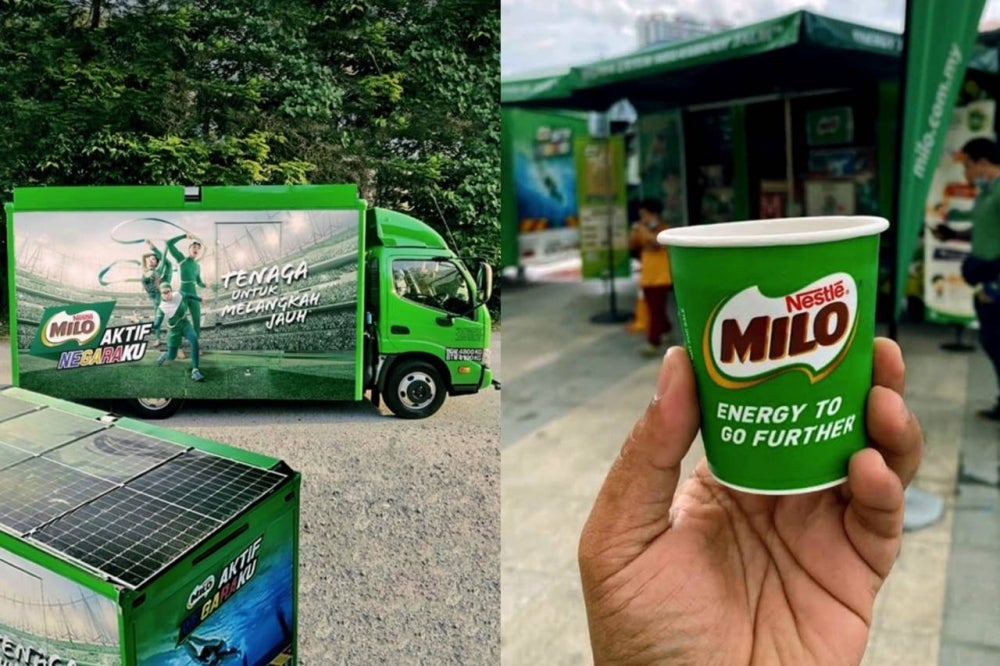 Milo trucks to serve free beverages throughout # ...
