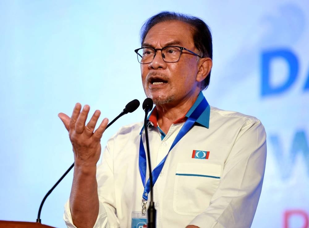 Anwar said PKR was expected to finish its preparations for elections by the end of next month. - Bernama Photo