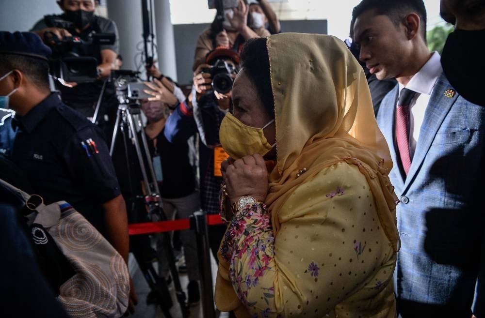 Rosmah has been found guilty of all three corruption charges. Photo: BERNAMA