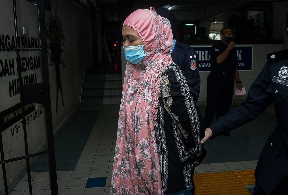 Zainah was charged under Section 302 of the Penal Code. - Bernama Photo