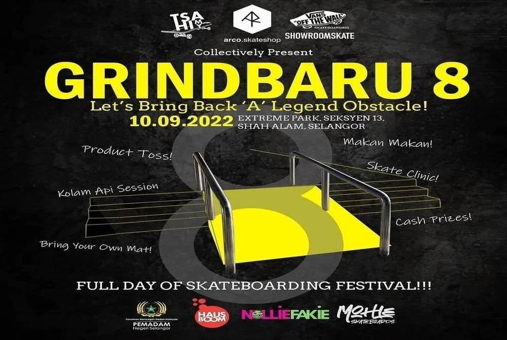 Grindbaru 8 official poster from Pemadam Selangor's official Instagram page