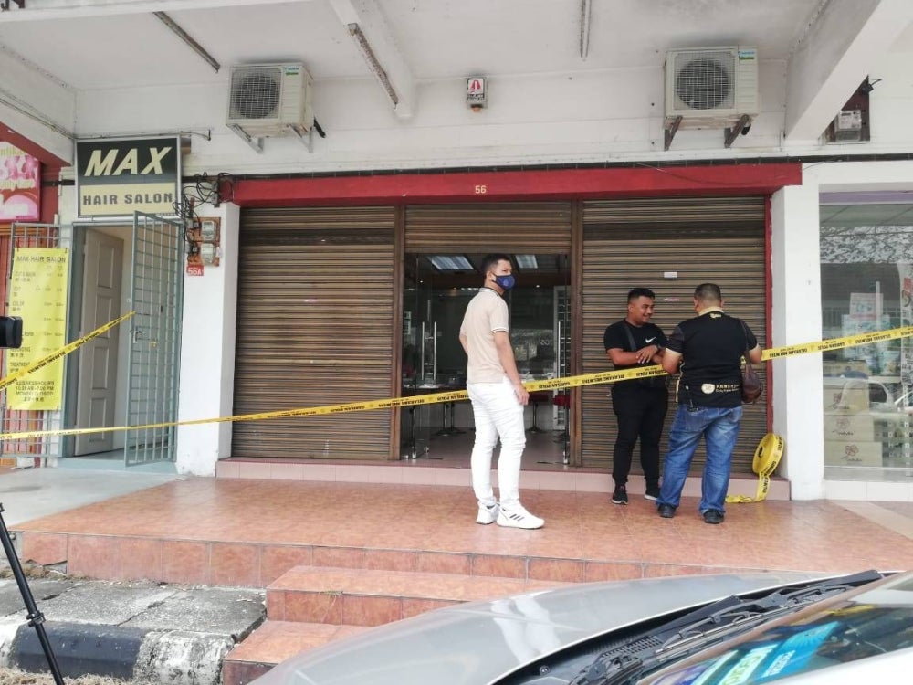 The gold shop in Selasar Rokam, Taman Ipoh Jaya. - Photo: Perak Police
