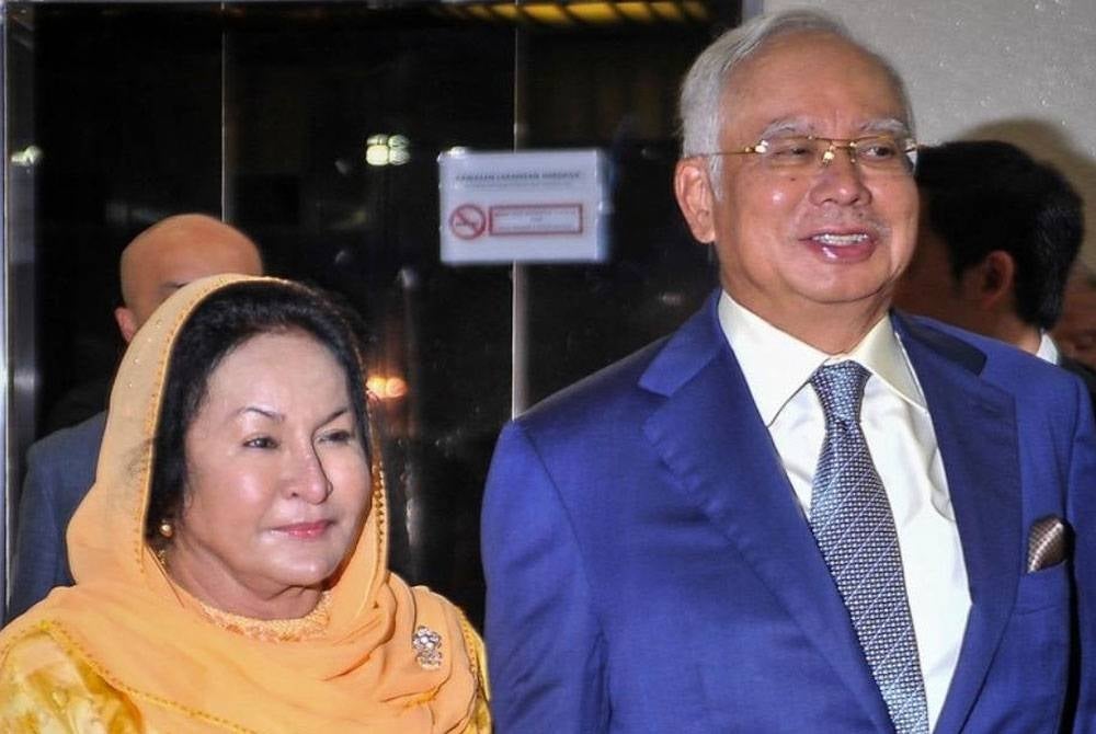 Najib Razak was sentence to jail last month while his wife Rosmah Mansor was found guilty of the judiciary. 