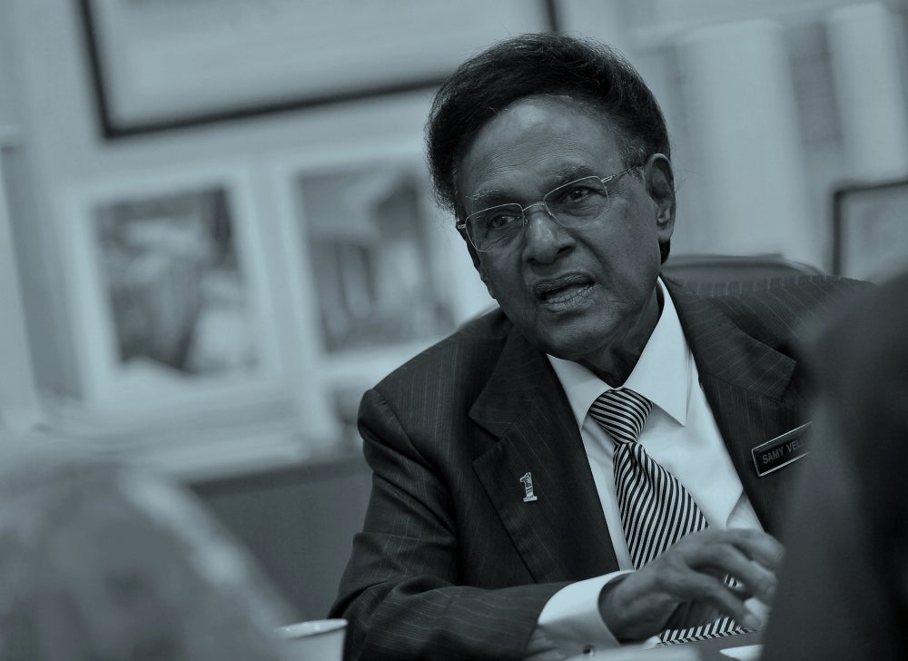 Tun S. Samy Vellu, who died today, is hailed for his contribution to Malaysia’s infrastructure, but he had toiled to make the Indian community excel in education as well. - Photo: BERNAMA