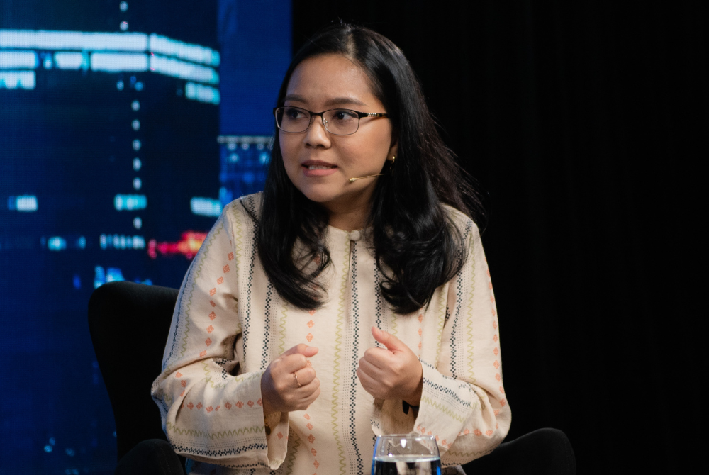 Association of Women Lawyers vice president Daniella Zulkifili during Sinar Daily's Wacana English Edition programme entitled “Malaysia’s Progress: Where are we now?”, on Friday.