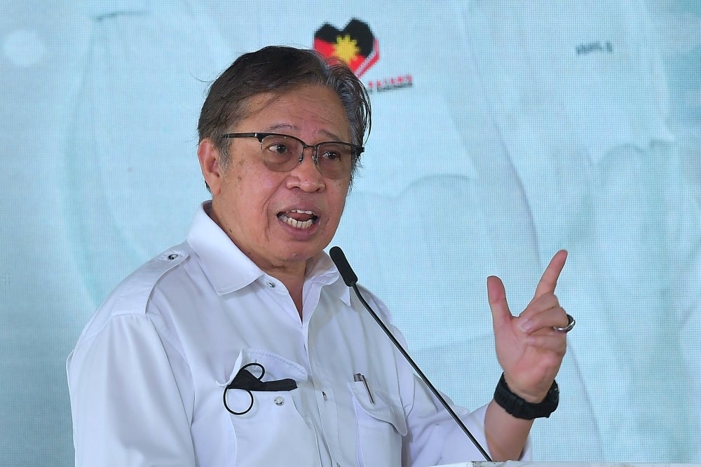 Sarawak premier Tan Sri Abang Johari Tun Openg - Photo: BERNAMA
