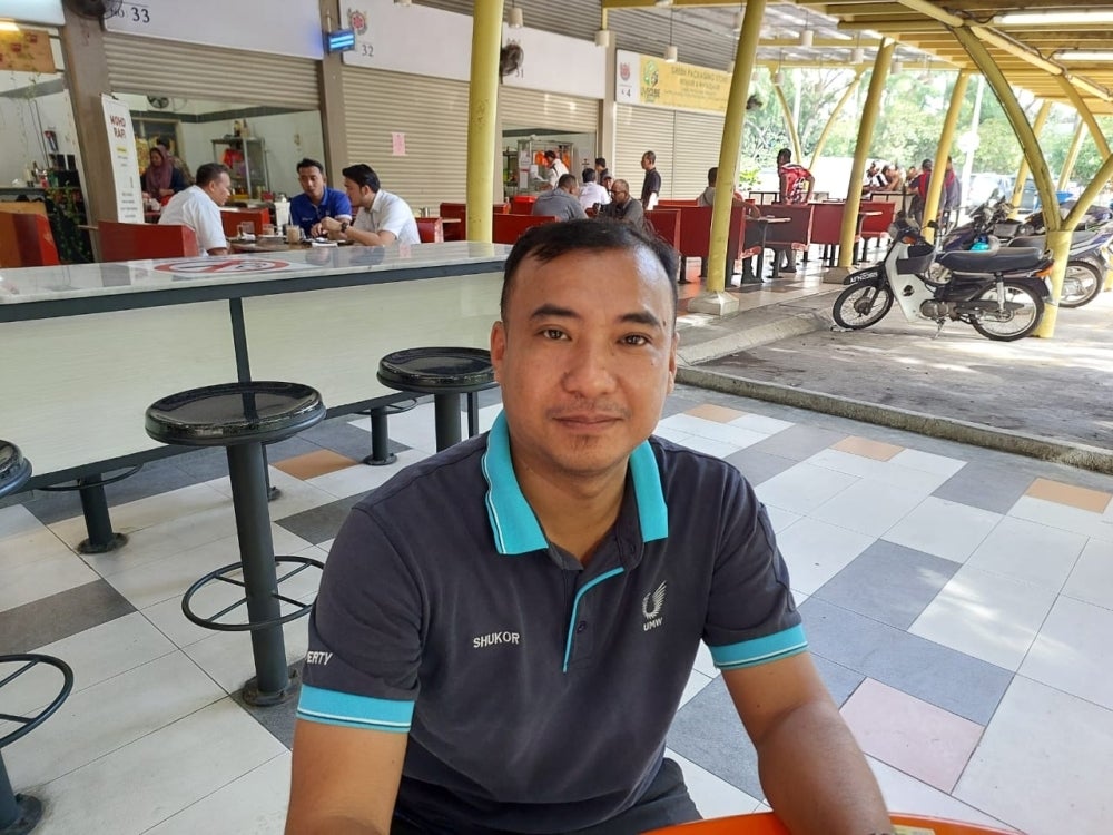 Shukor Tajudin, 37, feels GE15 should only be held after the present government's term ends mid-next year.