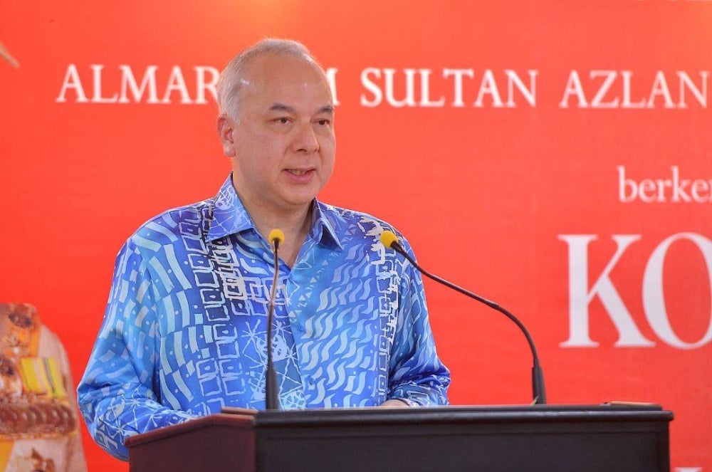 Sultan of Perak Sultan Nazrin Muizzuddin Shah. 