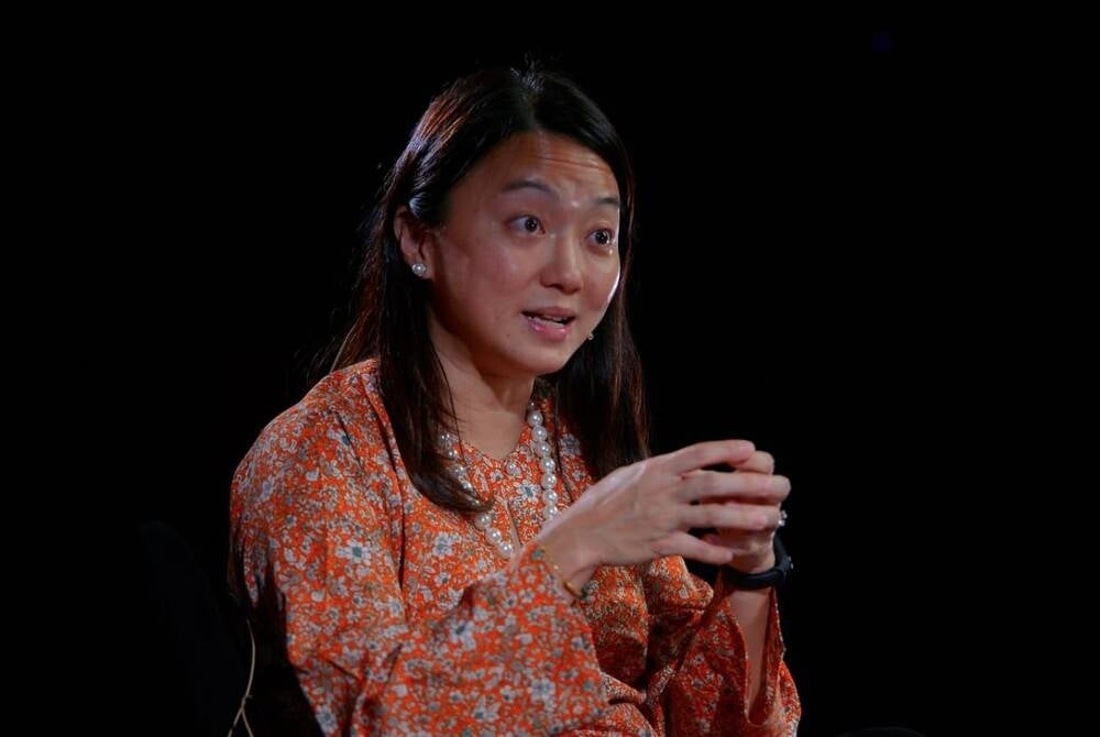 Segambut MP Hannah Yeoh in an interview with veteran journalist Tan Sri Johan Jaafar at Sinar Karangkraf building