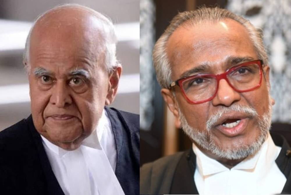 Gopal Sri Ram today warned Najib's lead counsel Shafee Abdullah from conducting a trial in the media over the former premier’s RM2.3 billion 1MDB corruption case. - Bernama Photo