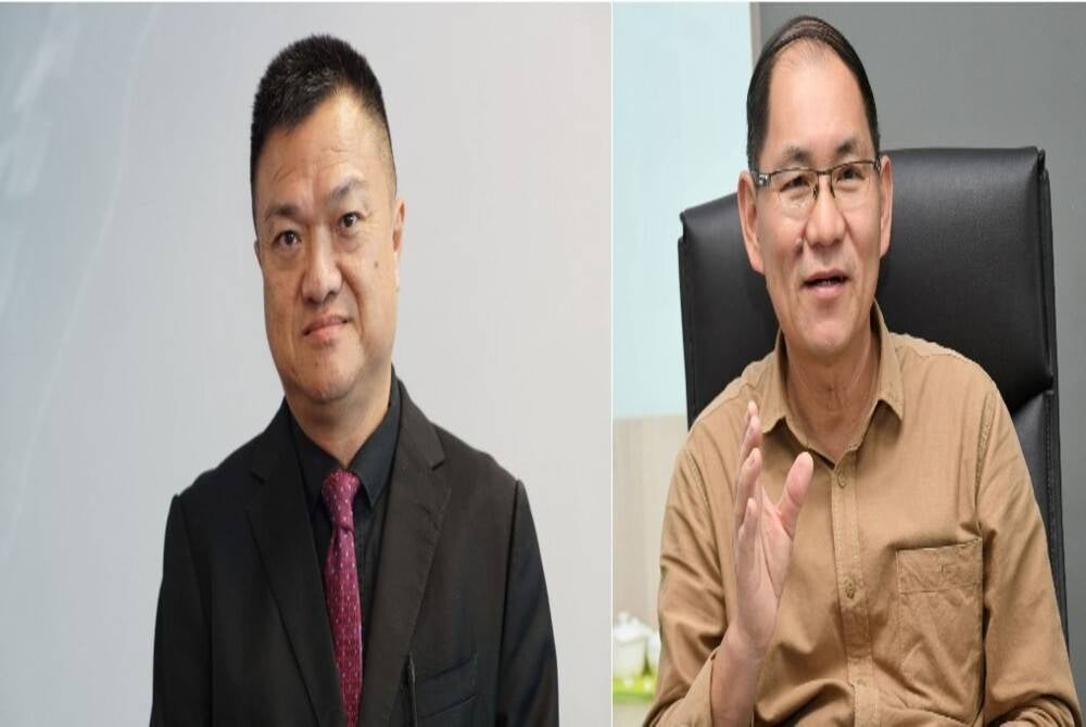 Wong Chin Huat (left) and Tang Ah Chai (right)