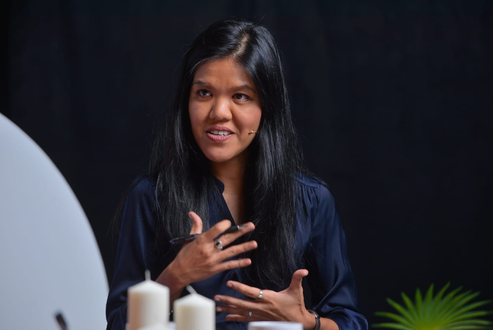 All Women& Action Society (AWAM) Programme Manager Lilian Kok speaking as a panelist during Sinar Daily’s talk show, Relatable dubbed “Budget 2023: What Women Want”.