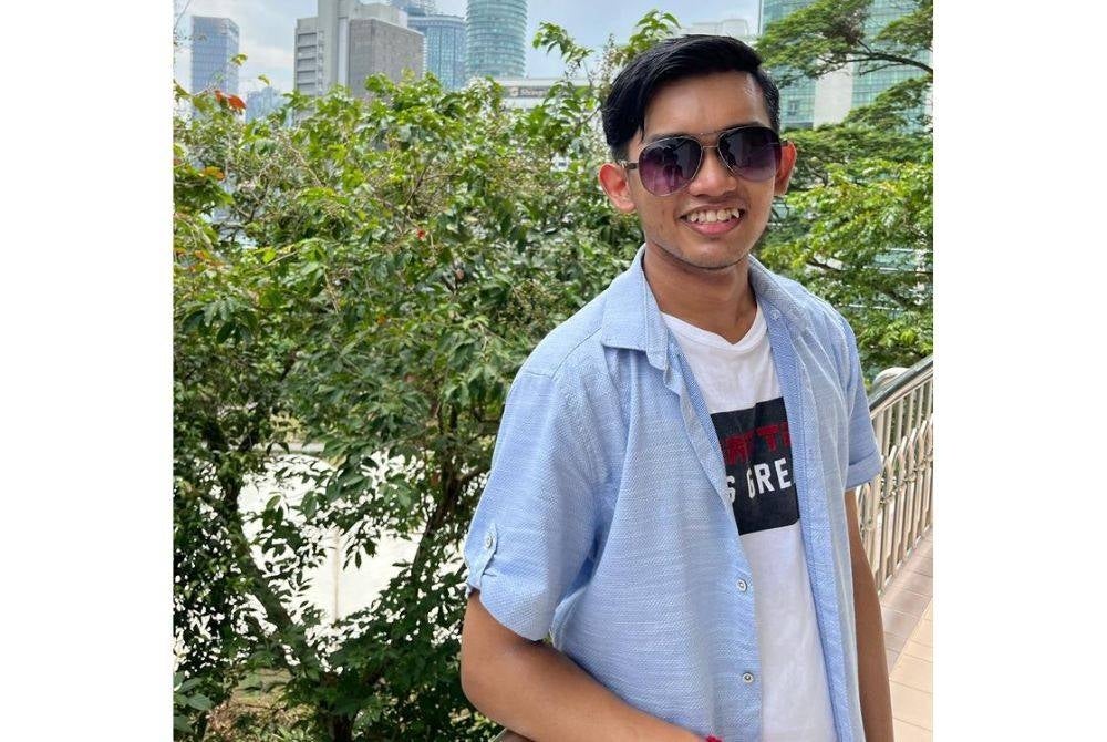 21-year-old voter, Thinaraj Muttiah