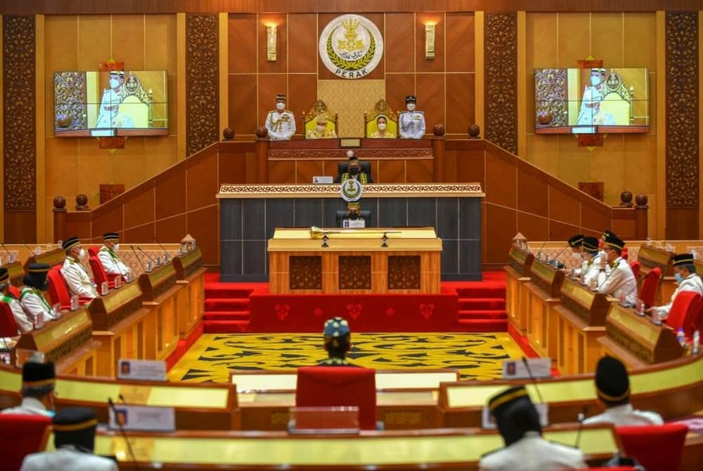 Perak State Assembly dissolves today.