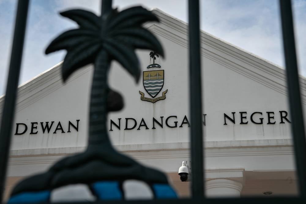 The Penang State Assembly building in George Town on Oct 13. (Photo by BERNAMA)