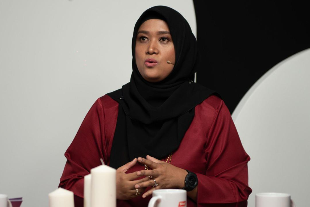 Content Forum Executive Director Mediha Mahmood during Sinar Daily’s Relatable programme dubbed “Women & Girls: Abuse in the Digital Sphere”. Photo by Rafeq Redzuan