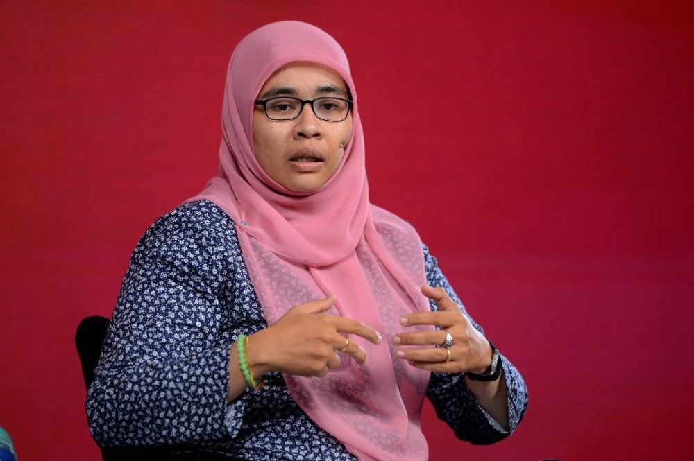 PKR Central Leadership Council member, Siti Aishah Shaik Ismail Photo by Mohd Halim Abdul Wahid