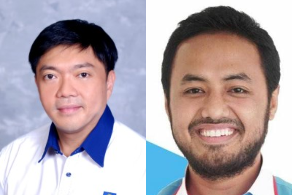 MCA Damansara chairman Tan Gim Tuan (left) and former Perak PKR chief Farhash Wafa Salvador Rizal