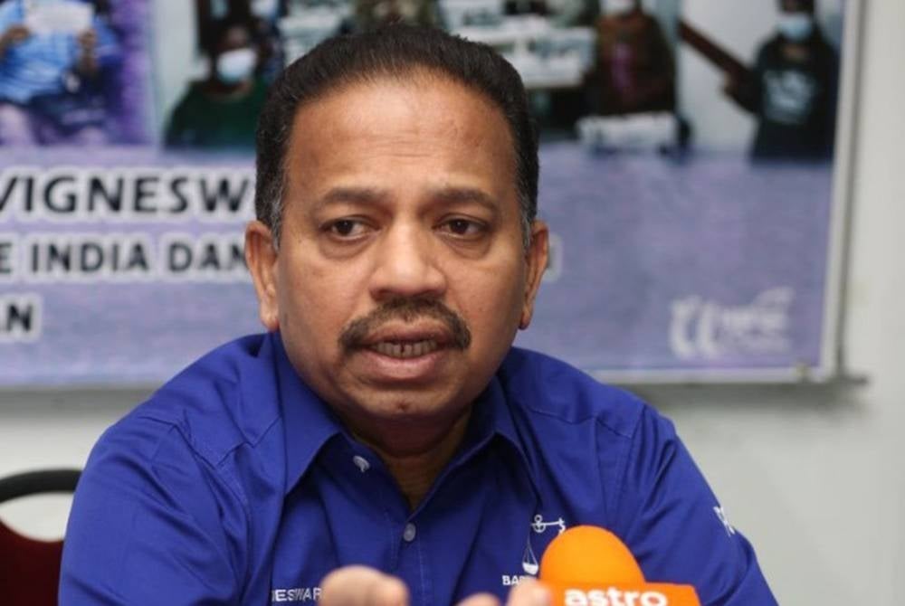 MIC President Tan Sri S A Vigneswaran