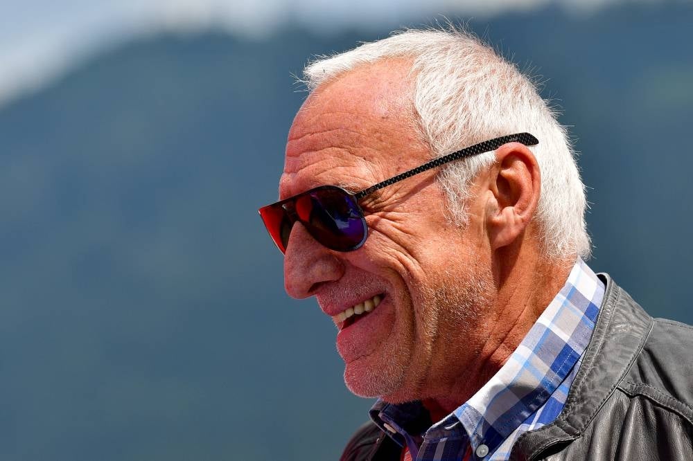 Red Bull owner Dietrich Mateschitz, a giant in the world of energy drinks and founder of the Formula One team and a sporting empire, died on October 22, 2022, aged 78, the company said. Photo by Andrej Isakovic/AFP